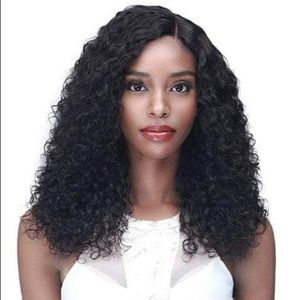 100% Human Hair Jerry Curl wig